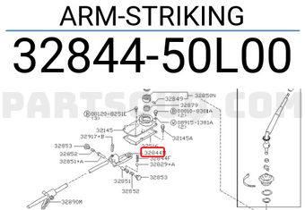 Nissan 3284450L00 ARM-STRIKING