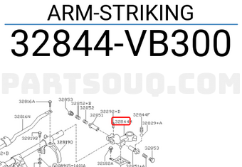 Nissan 32844VB300 ARM-STRIKING