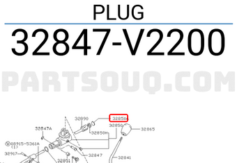 Nissan 32847V2200 PLUG