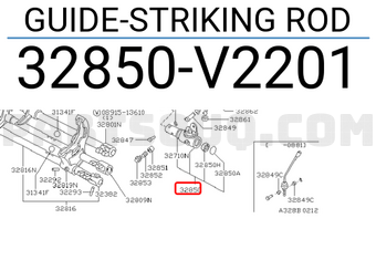 Nissan 32850V2201 GUIDE-STRIKING ROD