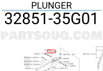 Nissan 3285135G01 PLUNGER
