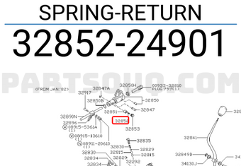 Nissan 3285224901 SPRING-RETURN