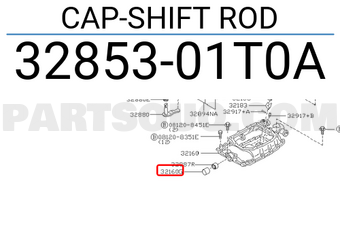 Nissan 3285301T0A CAP-SHIFT ROD