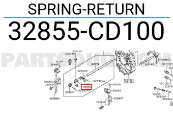 Nissan 32855CD100 SPRING-RETURN