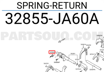 Nissan 32855JA60A SPRING-RETURN