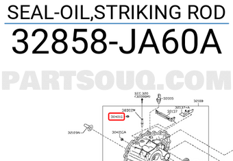 Nissan 32858JA60A SEAL-OIL,STRIKING ROD