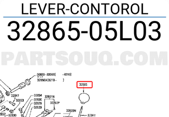 Nissan 3286505L03 LEVER-CONTOROL