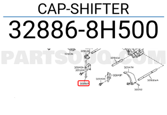Nissan 328868H500 CAP-SHIFTER