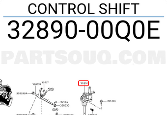 Nissan 3289000Q0E CONTROL SHIFT