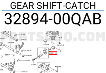 Nissan 3289400QAB GEAR SHIFT-CATCH