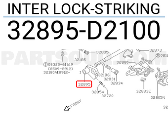 Nissan 32895D2100 INTER LOCK-STRIKING