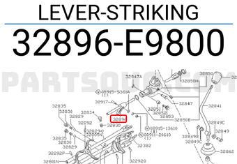 Nissan 32896E9800 LEVER-STRIKING