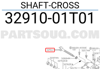 Nissan 3291001T01 SHAFT-CROSS