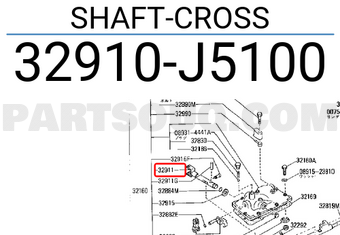 Nissan 32910J5100 SHAFT-CROSS
