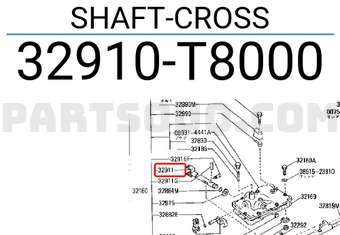 Nissan 32910T8000 SHAFT-CROSS