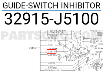 Nissan 32915J5100 GUIDE-SWITCH INHIBITOR