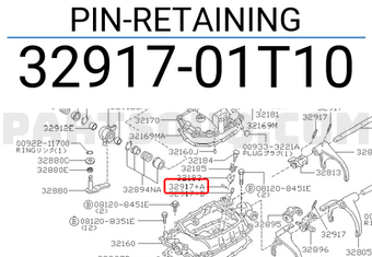 Nissan 3291701T10 PIN-RETAINING