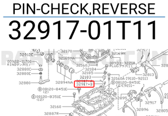 Nissan 3291701T11 PIN-CHECK,REVERSE