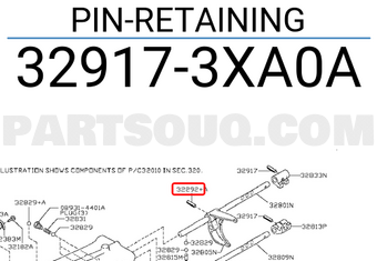 Nissan 329173XA0A PIN-RETAINING