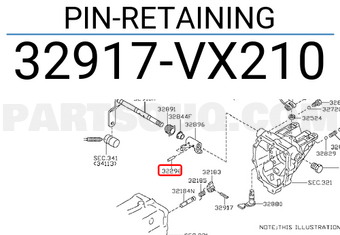 Nissan 32917VX210 PIN-RETAINING