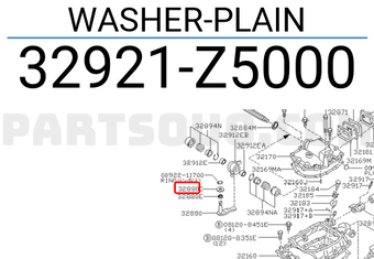 Nissan 32921Z5000 WASHER-PLAIN