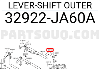 Nissan 32922JA60A LEVER-SHIFT OUTER