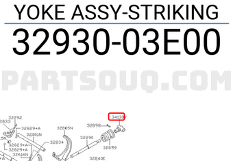 Nissan 3293003E00 YOKE ASSY-STRIKING