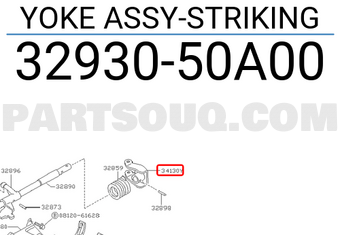 Nissan 3293050A00 YOKE ASSY-STRIKING