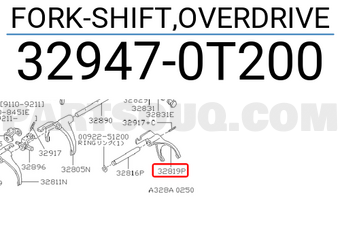 Nissan 329470T200 FORK-SHIFT,OVERDRIVE
