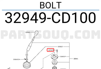 Nissan 32949CD100 BOLT
