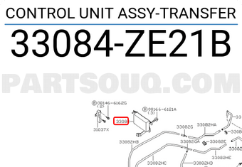 Nissan 33084ZE21B CONTROL UNIT ASSY-TRANSFER