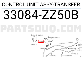 Nissan 33084ZZ50B CONTROL UNIT ASSY-TRANSFER