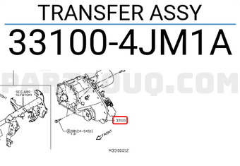 Nissan 331004JM1A TRANSFER ASSY