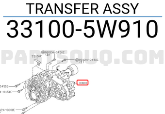 Nissan 331005W910 TRANSFER ASSY