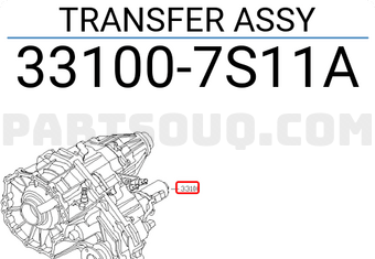 Nissan 331007S11A TRANSFER ASSY