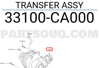Nissan 33100CA000 TRANSFER ASSY