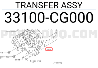 Nissan 33100CG000 TRANSFER ASSY