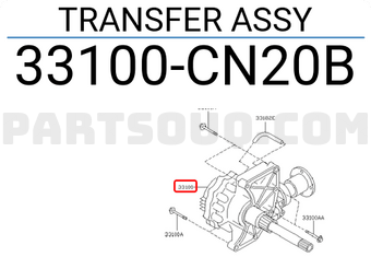 Nissan 33100CN20B TRANSFER ASSY