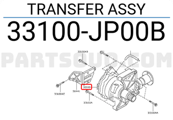 Nissan 33100JP00B TRANSFER ASSY