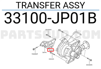 Nissan 33100JP01B TRANSFER ASSY
