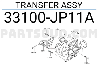 Nissan 33100JP11A TRANSFER ASSY