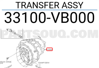 Nissan 33100VB000 TRANSFER ASSY
