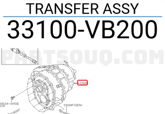 Nissan 33100VB200 TRANSFER ASSY