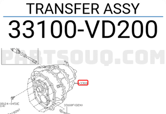 Nissan 33100VD200 TRANSFER ASSY