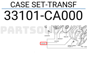Nissan 33101CA000 CASE SET-TRANSF