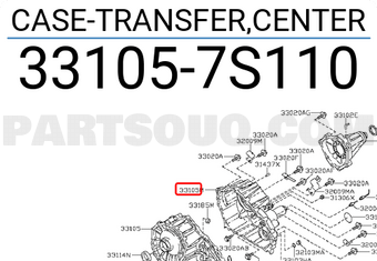 Nissan 331057S110 CASE-TRANSFER,CENTER
