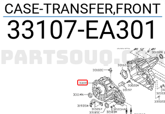 Nissan 33107EA301 CASE-TRANSFER,FRONT
