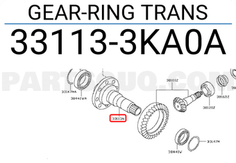 Nissan 331133KA0A GEAR-RING TRANS