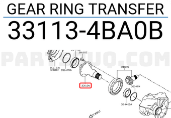 Nissan 331134BA0B GEAR RING TRANSFER
