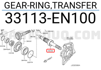 Nissan 33113EN100 GEAR-RING,TRANSFER